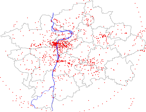 dr.vota: mapa nálezů v Praze