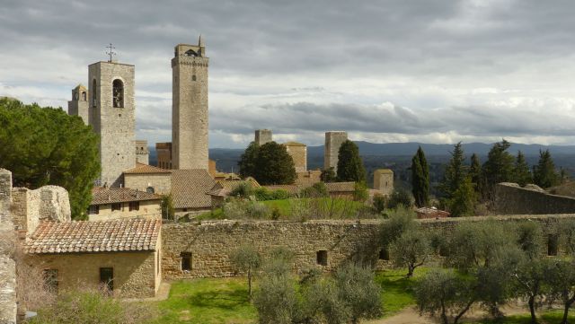 San Gimignano - pohled z vyhlídky