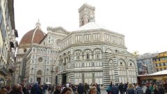 Florencie - Dóm s baptisteriem a zvonicí
