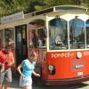 Turistický autobus Pompeje-Vesuv