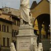 Florencie - Dante Alighieri - socha