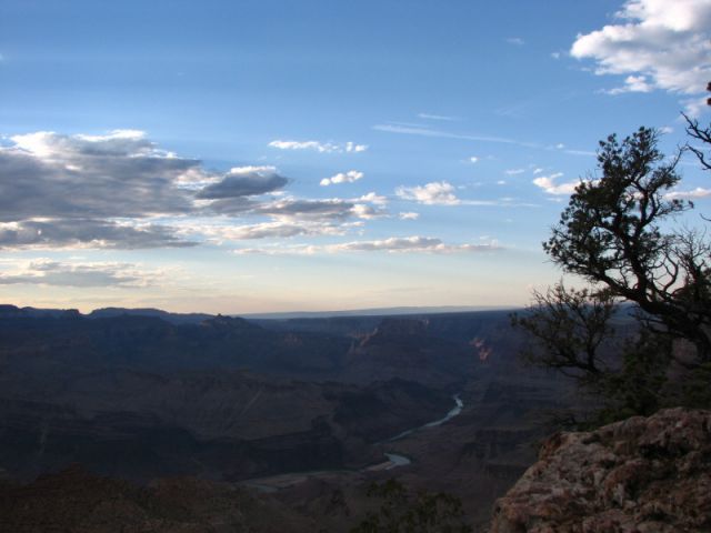 Západ slunce nad Grand Canyon
