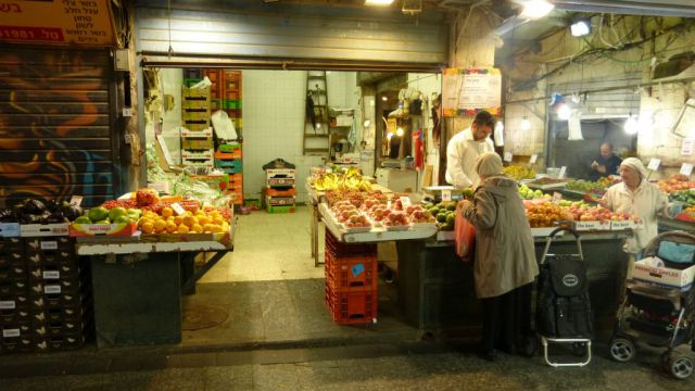 Jeruzalém - tržnice - ovoce