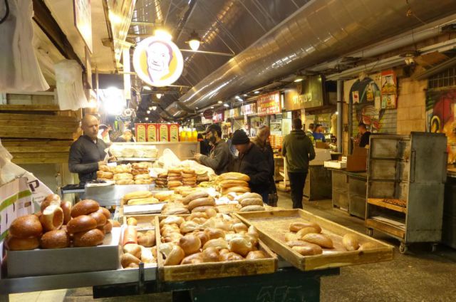 Jeruzalém - tržnice - pečivo