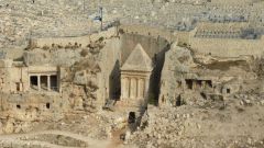 Jeruzalém - hrobky v údolí Kidron