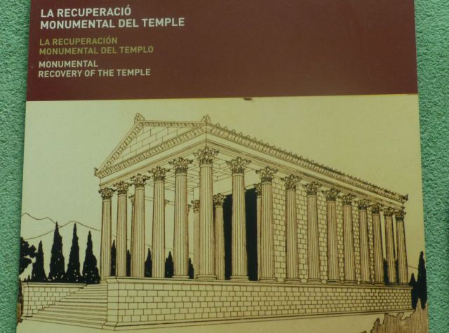 Barcelona - Augustův chrám - rekonstrukce