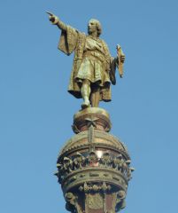 Barcelona - Monumento a Colón - Kryštof Kolumbus