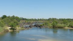 Popa Falls na řece Okavango