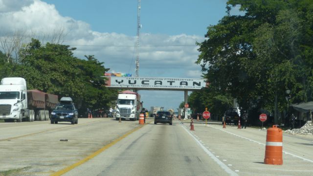 Yucatán - hranice