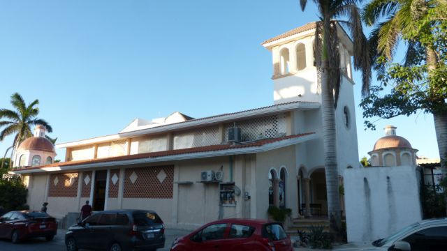 Puerto Morelos - kostel San Jose Obrero
