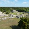 Mayapán - pohled z Velké pyramidy