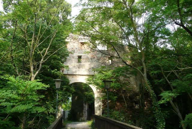 Gars am Kamp - hrad - vchod