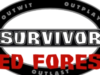 Logo geocachingového eventu Survivor Red Forest – kdo přežil Rudý les