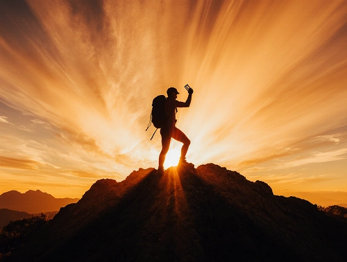 Ilustrační obrázek symbolizující challenge cache, geocachingovou výzvu, která testuje hranice hráčů