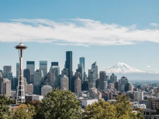 Ústředí Geocaching HQ v Seattlu – moderní budova, odkud se řídí celosvětové dobrodružství geocachingu.