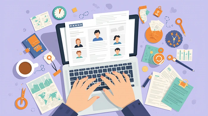 Ilustrace výběru vhodného betatestera pro kontrolu nové geocachingové keše.