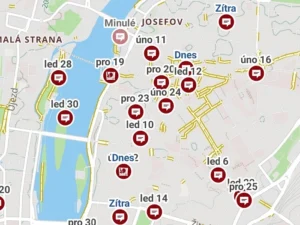 Filtr eventů podle data v geocachingové aplikaci