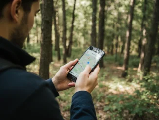 Offline GPS navigace v terénu bez mobilního signálu při geocachingu