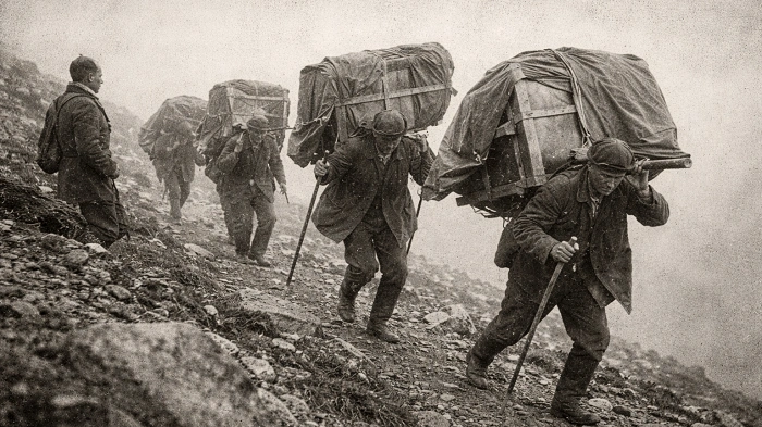 Cesta nosičů, kde začíná horská tradice