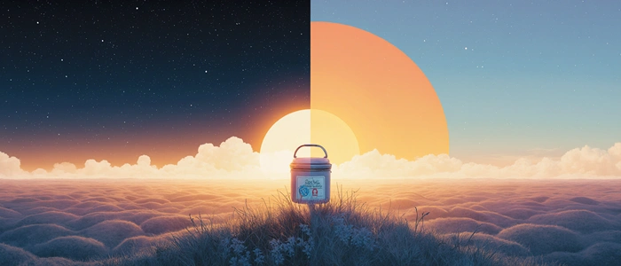 Rovnodennost – ilustrace rozdělení Země na den a noc při jarní rovnováze