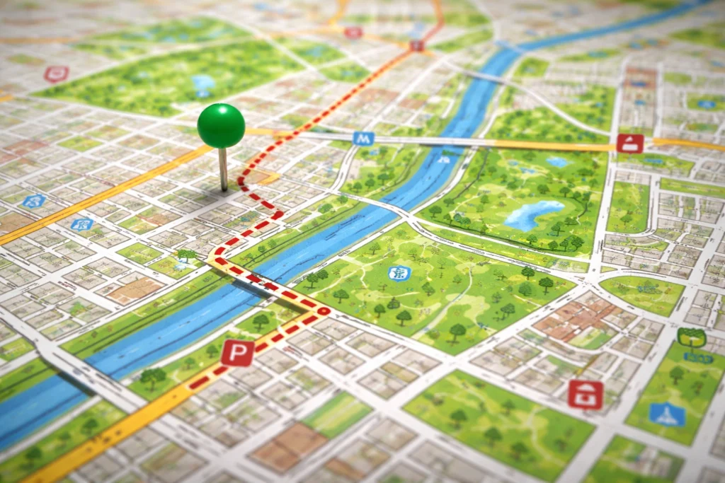 mikro keš ukrytá v městském prostředí detail