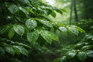 Mokré listí a GPS signál