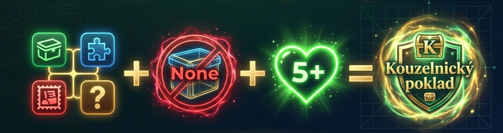 jak získat poklad kouzelnické potřeby geocaching podmínky typ keše velikost 5 FP