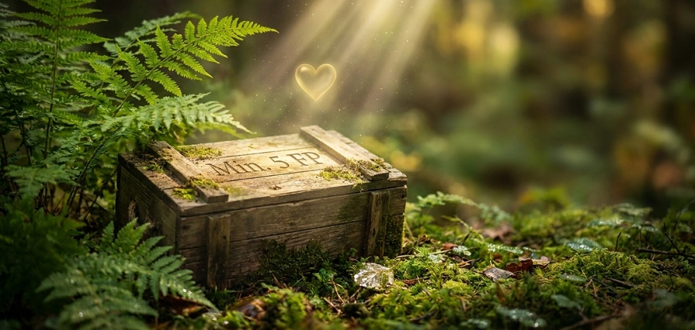 geocaching poklady kolekce keš v lese min 5 FP favorite points