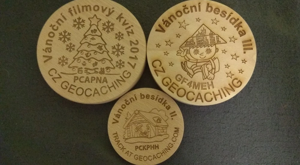 CWG GeoCvrčovice z vánočních geocachingových besídek 2017