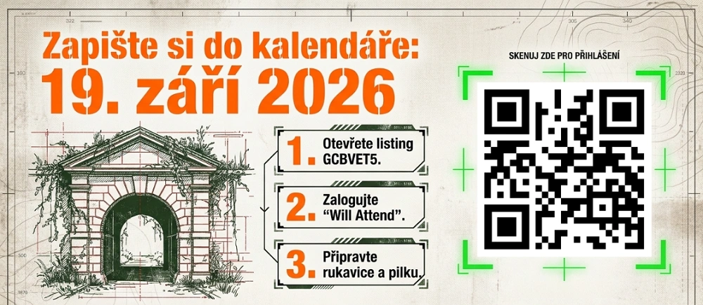 CITO Across the World 2026 v Terezíně – event GCBVET5 dne 19. září