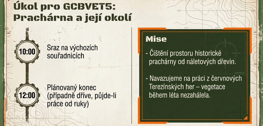 CITO Terezín GCBVET5 – čištění prachárny od náletových dřevin