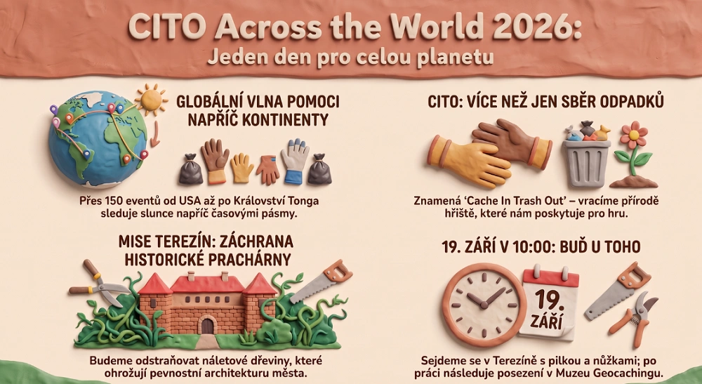 CITO v Terezíně GCBVET5 – úklid historické prachárny 19. září 2026