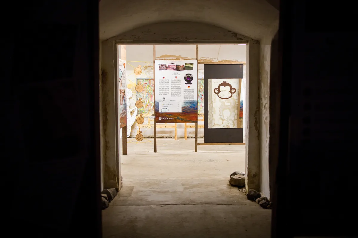 Vstup do muzea s Signal the Frog